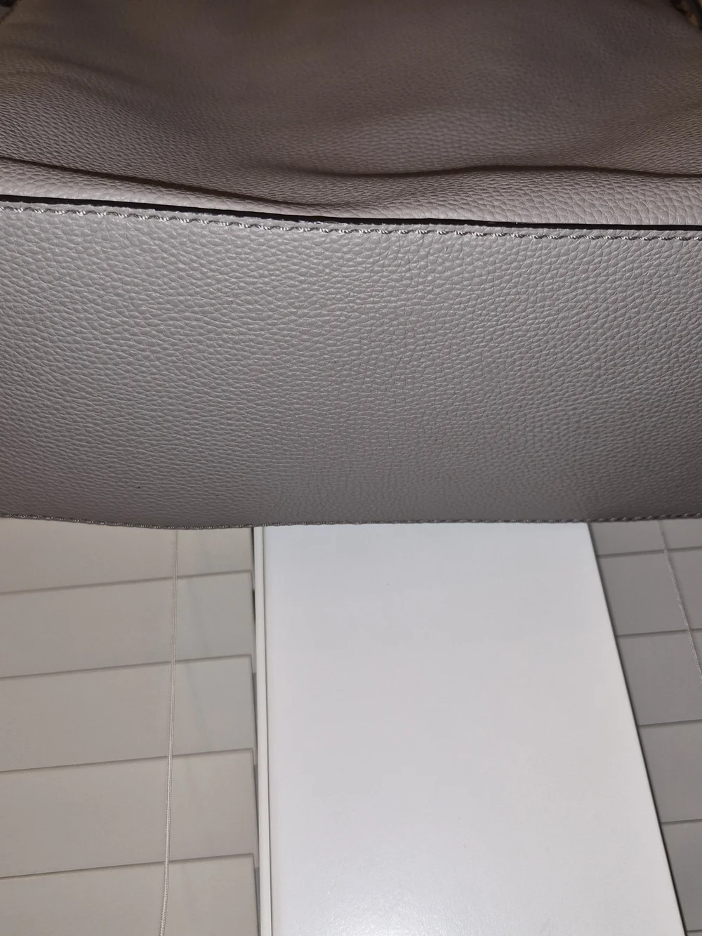 Kate Spade Pebbled Leather Shoulder Bag in Gray